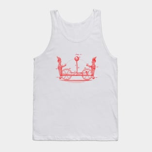 Ball Tossing Mechanical Wheeled Toy Patent Illustration Tank Top